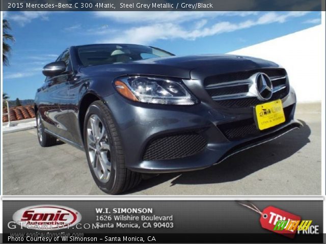 2015 Mercedes-Benz C 300 4Matic in Steel Grey Metallic
