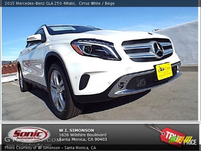 2015 Mercedes-Benz GLA 250 4Matic in Cirrus White