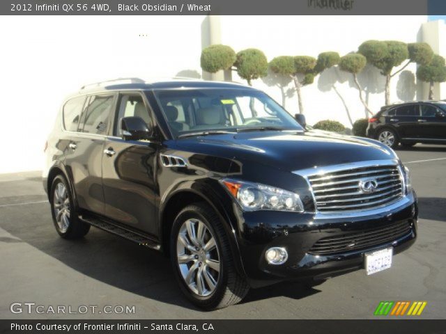 2012 Infiniti QX 56 4WD in Black Obsidian