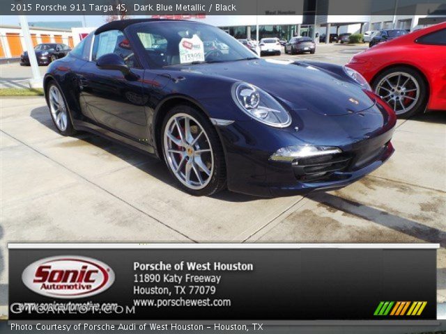 2015 Porsche 911 Targa 4S in Dark Blue Metallic