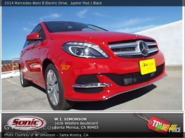 2014 Mercedes-Benz B Electric Drive in Jupiter Red