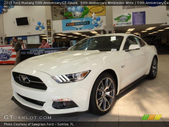 2015 Ford Mustang 50th Anniversary GT Coupe in 50th Anniversary Wimbledon White