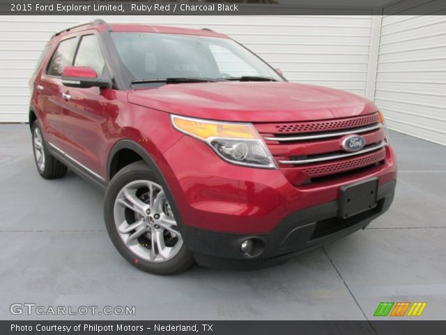 2015 Ford Explorer Limited in Ruby Red