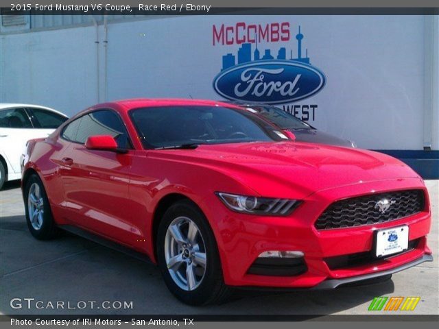 2015 Ford Mustang V6 Coupe in Race Red