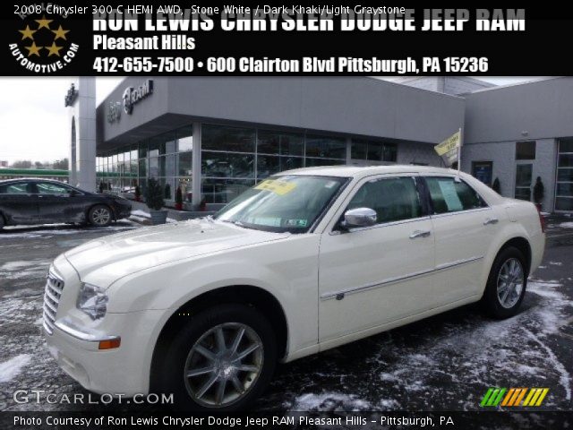 2008 Chrysler 300 C HEMI AWD in Stone White