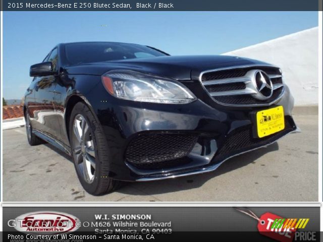 2015 Mercedes-Benz E 250 Blutec Sedan in Black