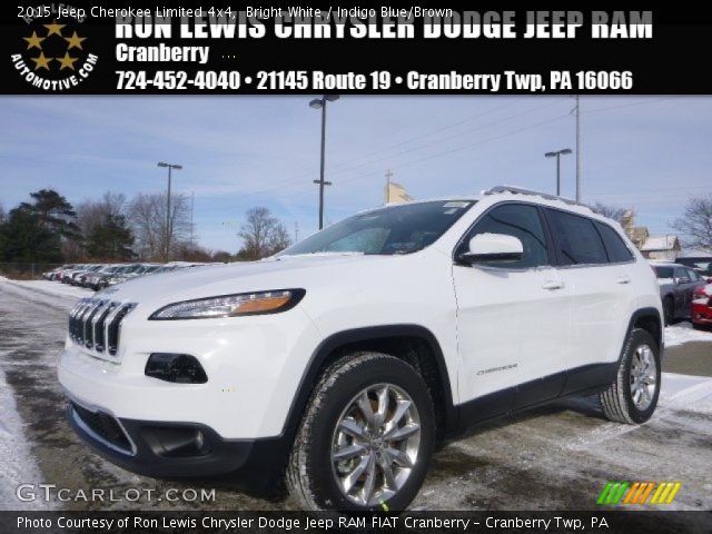 2015 Jeep Cherokee Limited 4x4 in Bright White