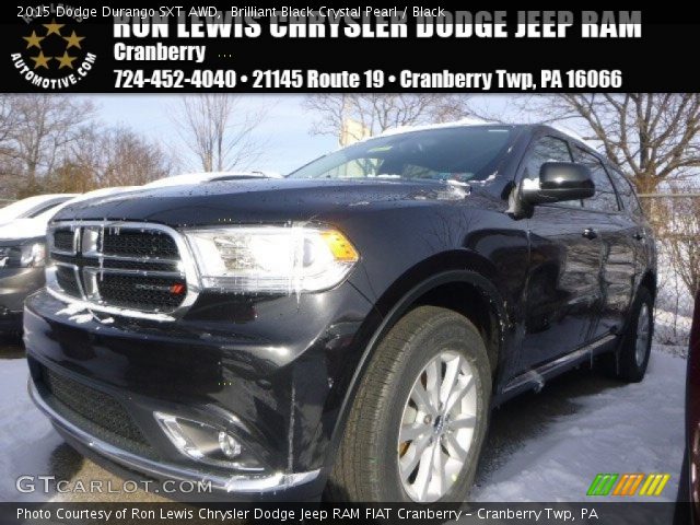 2015 Dodge Durango SXT AWD in Brilliant Black Crystal Pearl