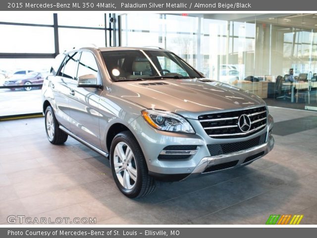 2015 Mercedes-Benz ML 350 4Matic in Paladium Silver Metallic