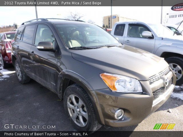 2012 Toyota RAV4 Limited 4WD in Pyrite Mica