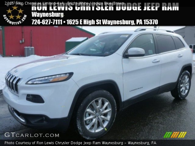 2015 Jeep Cherokee Limited 4x4 in Bright White
