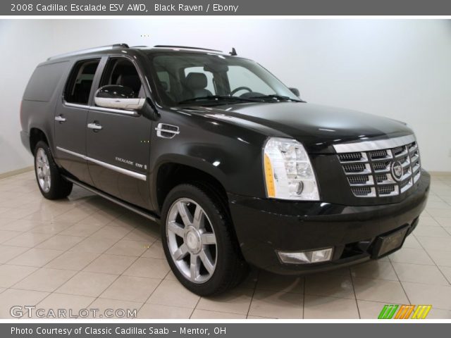 2008 Cadillac Escalade ESV AWD in Black Raven