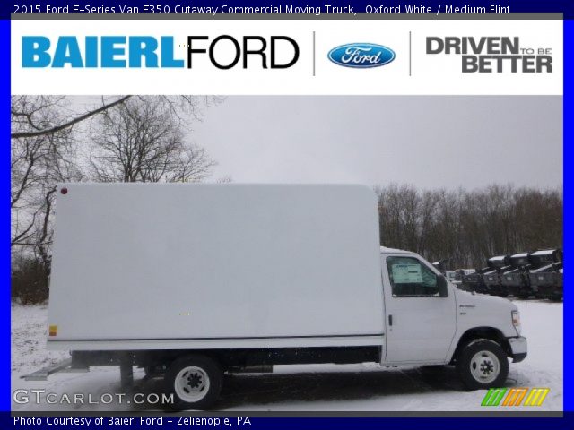 2015 Ford E-Series Van E350 Cutaway Commercial Moving Truck in Oxford White
