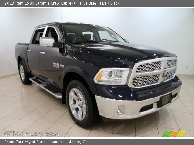 2013 Ram 1500 Laramie Crew Cab 4x4 in True Blue Pearl