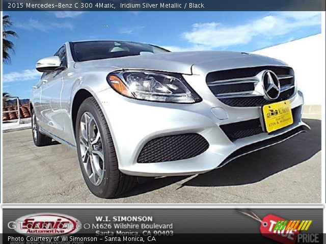 2015 Mercedes-Benz C 300 4Matic in Iridium Silver Metallic