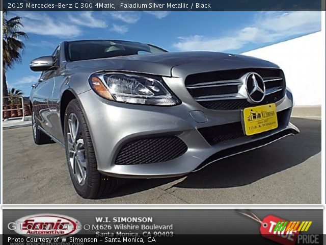 2015 Mercedes-Benz C 300 4Matic in Paladium Silver Metallic