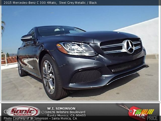 2015 Mercedes-Benz C 300 4Matic in Steel Grey Metallic