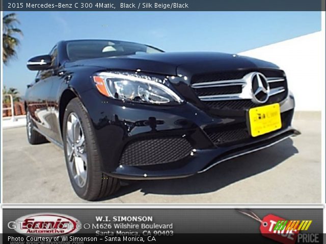 2015 Mercedes-Benz C 300 4Matic in Black