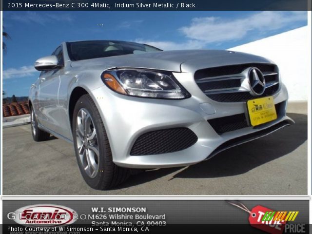 2015 Mercedes-Benz C 300 4Matic in Iridium Silver Metallic