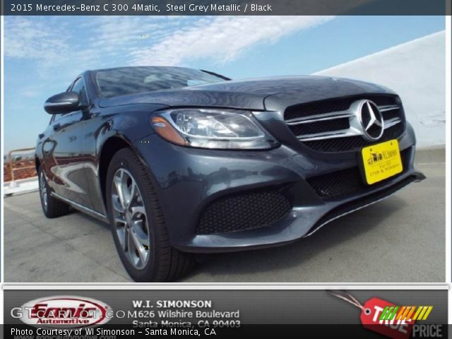 2015 Mercedes-Benz C 300 4Matic in Steel Grey Metallic
