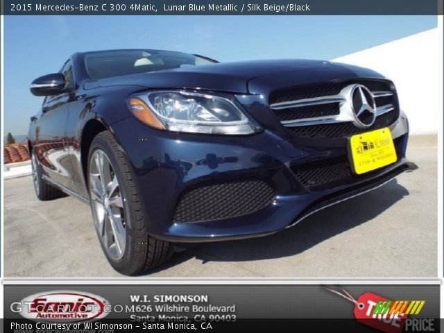 2015 Mercedes-Benz C 300 4Matic in Lunar Blue Metallic