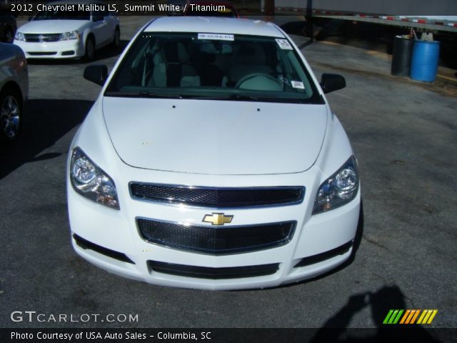 2012 Chevrolet Malibu LS in Summit White