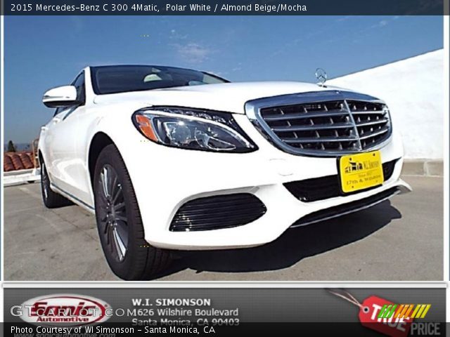 2015 Mercedes-Benz C 300 4Matic in Polar White