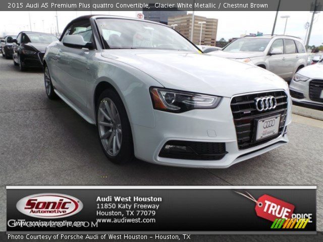 2015 Audi A5 Premium Plus quattro Convertible in Glacier White Metallic