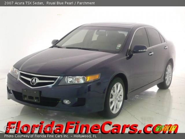 2007 Acura TSX Sedan in Royal Blue Pearl