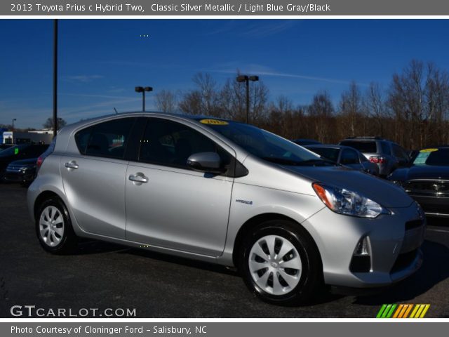 2013 Toyota Prius c Hybrid Two in Classic Silver Metallic