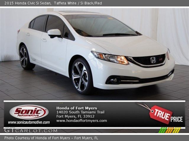 2015 Honda Civic Si Sedan in Taffeta White