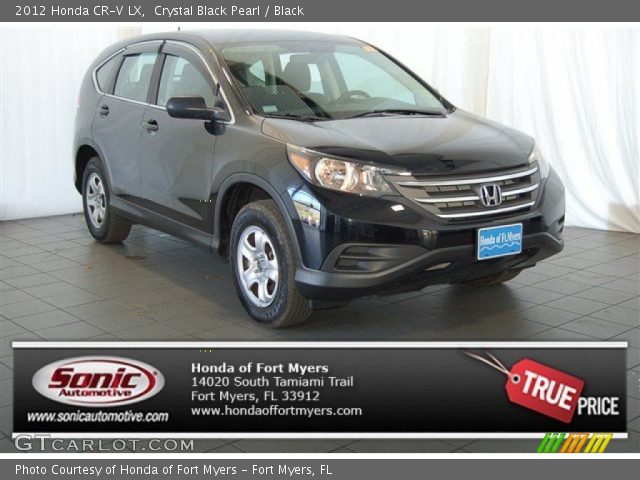 2012 Honda CR-V LX in Crystal Black Pearl
