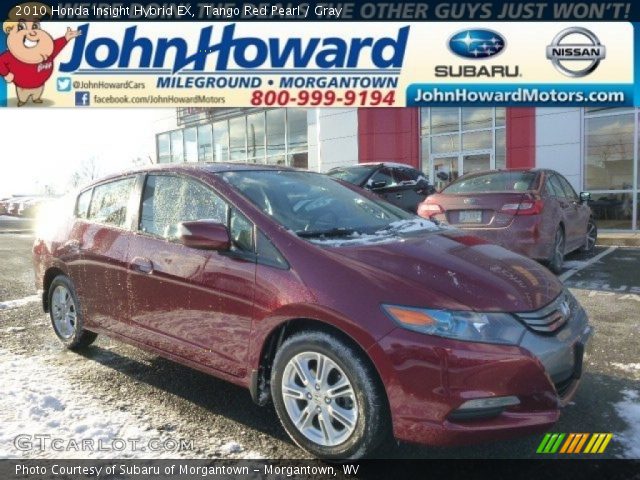 2010 Honda Insight Hybrid EX in Tango Red Pearl