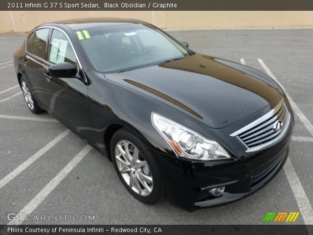 2011 Infiniti G 37 S Sport Sedan in Black Obsidian