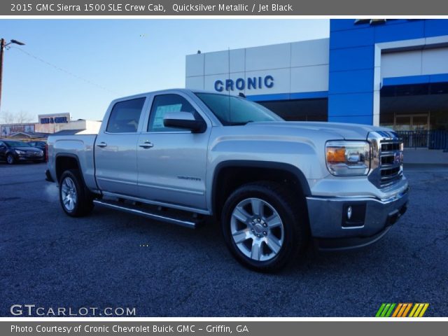 2015 GMC Sierra 1500 SLE Crew Cab in Quicksilver Metallic