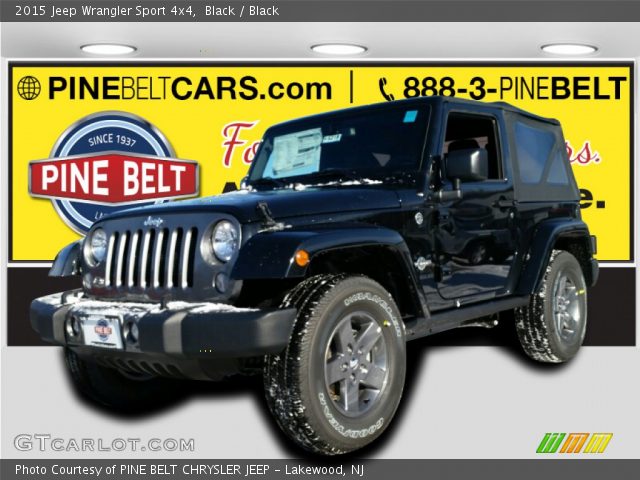 2015 Jeep Wrangler Sport 4x4 in Black