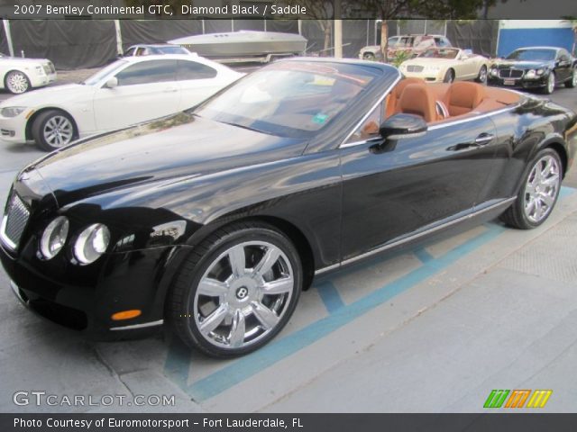 2007 Bentley Continental GTC  in Diamond Black