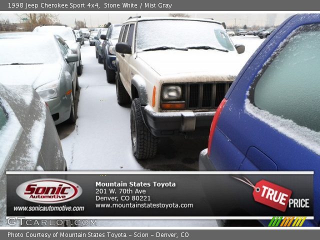 1998 Jeep Cherokee Sport 4x4 in Stone White