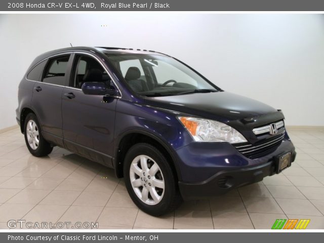 2008 Honda CR-V EX-L 4WD in Royal Blue Pearl