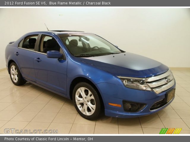 2012 Ford Fusion SE V6 in Blue Flame Metallic