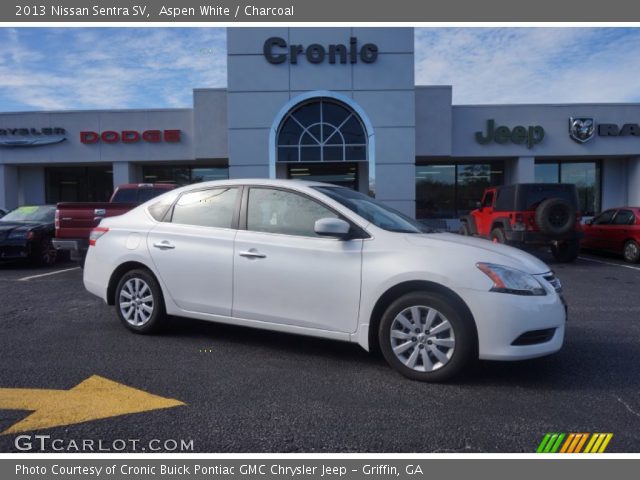 2013 Nissan Sentra SV in Aspen White