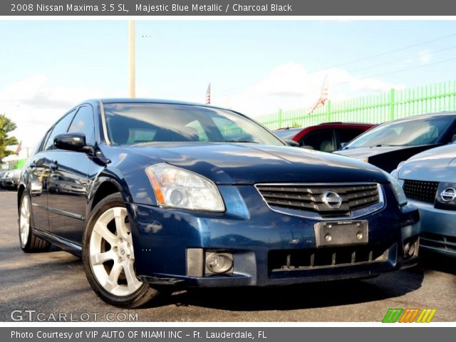 2008 Nissan Maxima 3.5 SL in Majestic Blue Metallic