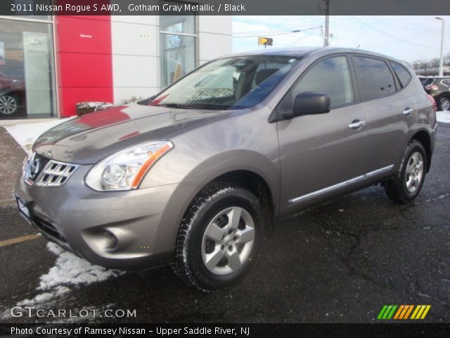 2011 Nissan Rogue S AWD in Gotham Gray Metallic