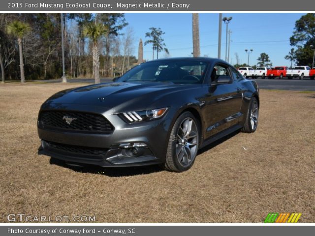 2015 Ford Mustang EcoBoost Coupe in Magnetic Metallic