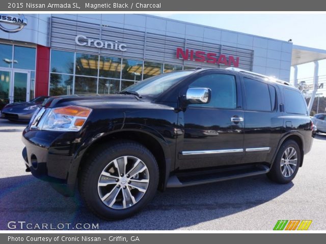 2015 Nissan Armada SL in Magnetic Black