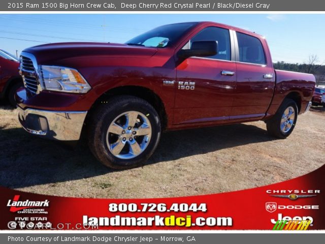 2015 Ram 1500 Big Horn Crew Cab in Deep Cherry Red Crystal Pearl