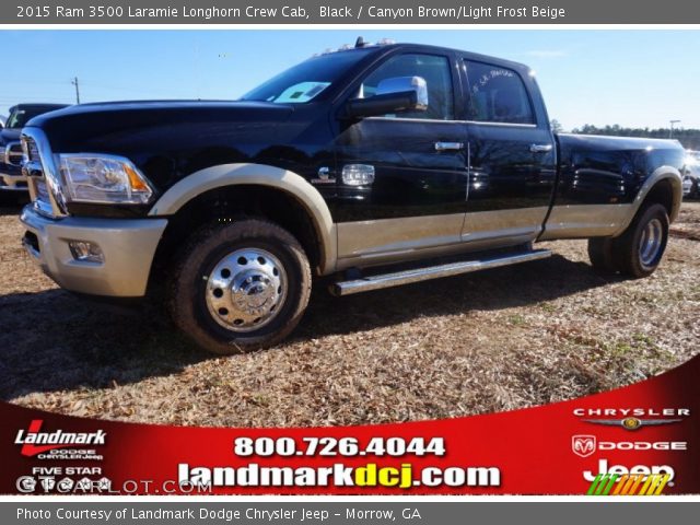 2015 Ram 3500 Laramie Longhorn Crew Cab in Black