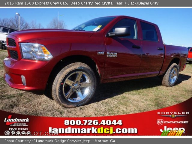 2015 Ram 1500 Express Crew Cab in Deep Cherry Red Crystal Pearl