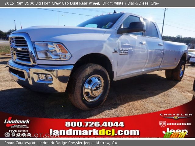 2015 Ram 3500 Big Horn Crew Cab Dual Rear Wheel in Bright White