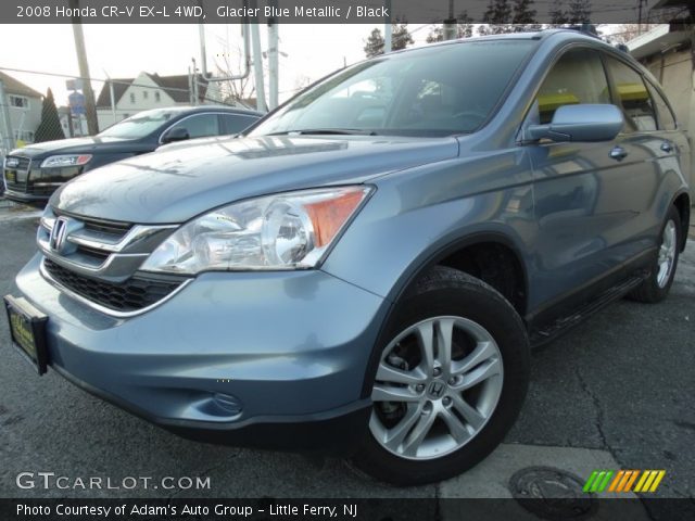 2008 Honda CR-V EX-L 4WD in Glacier Blue Metallic